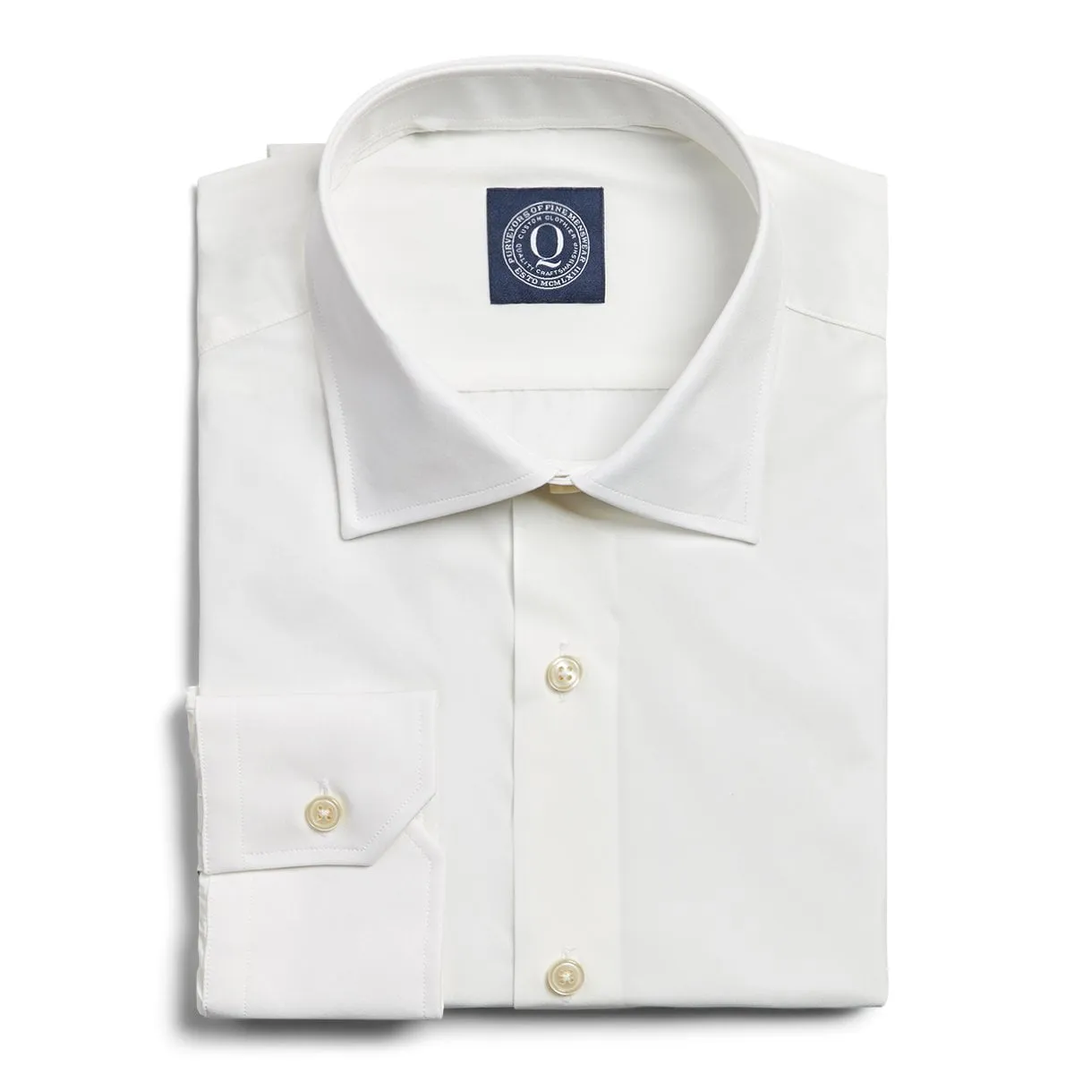 Nylon Stretch Solid - White