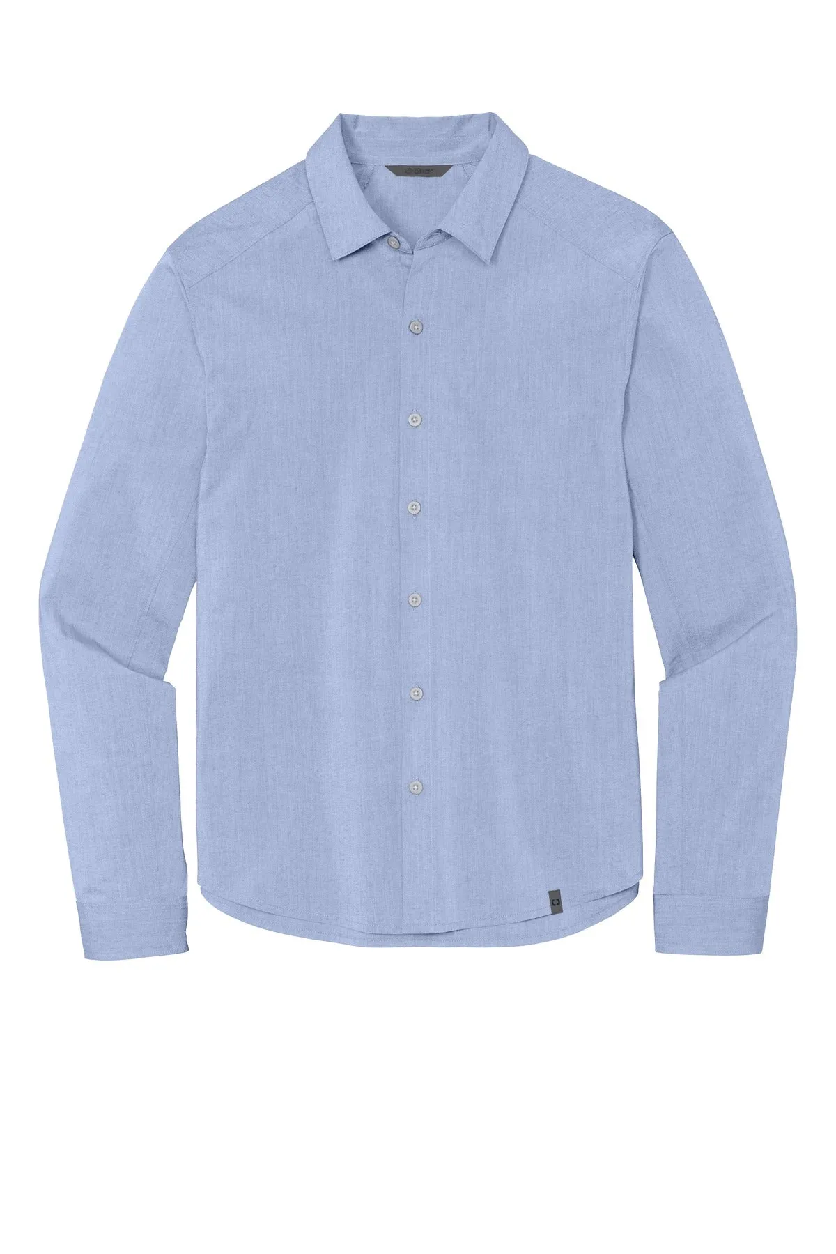 OGIO  Commuter Woven Shirt. OG1002 Metal Blue Heather
