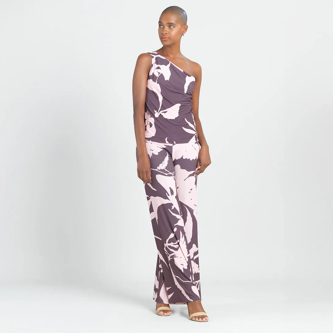 One Shoulder Top - Floral Stem - Final Sale!