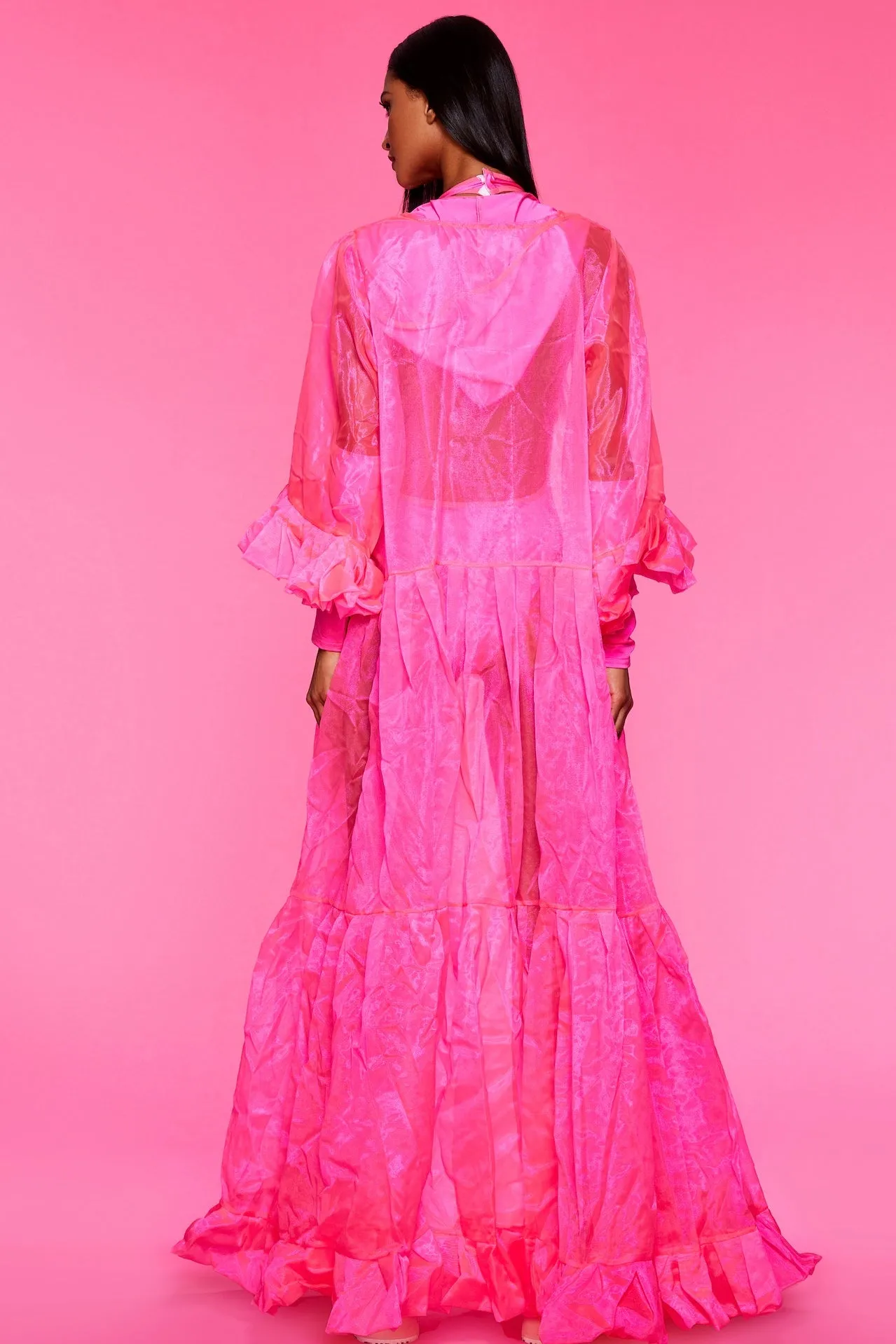 Oooh La La Neon Pink Cape