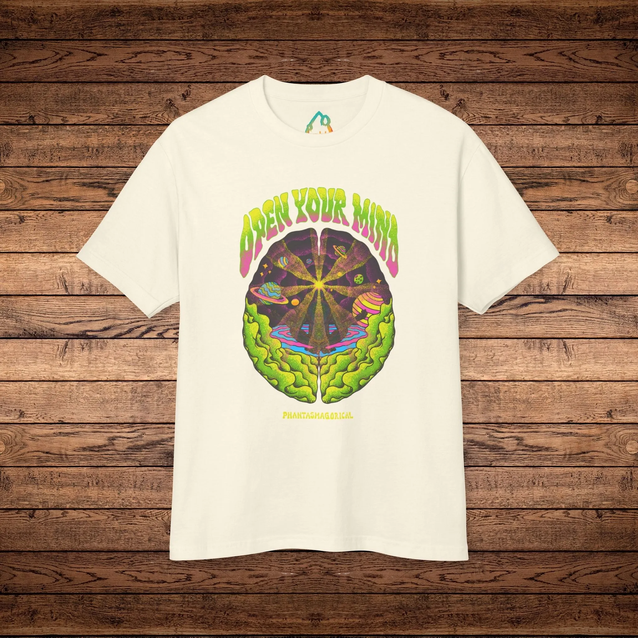 Open Your Mind - Unisex Garment-Dyed Heavyweight Cotton Tee