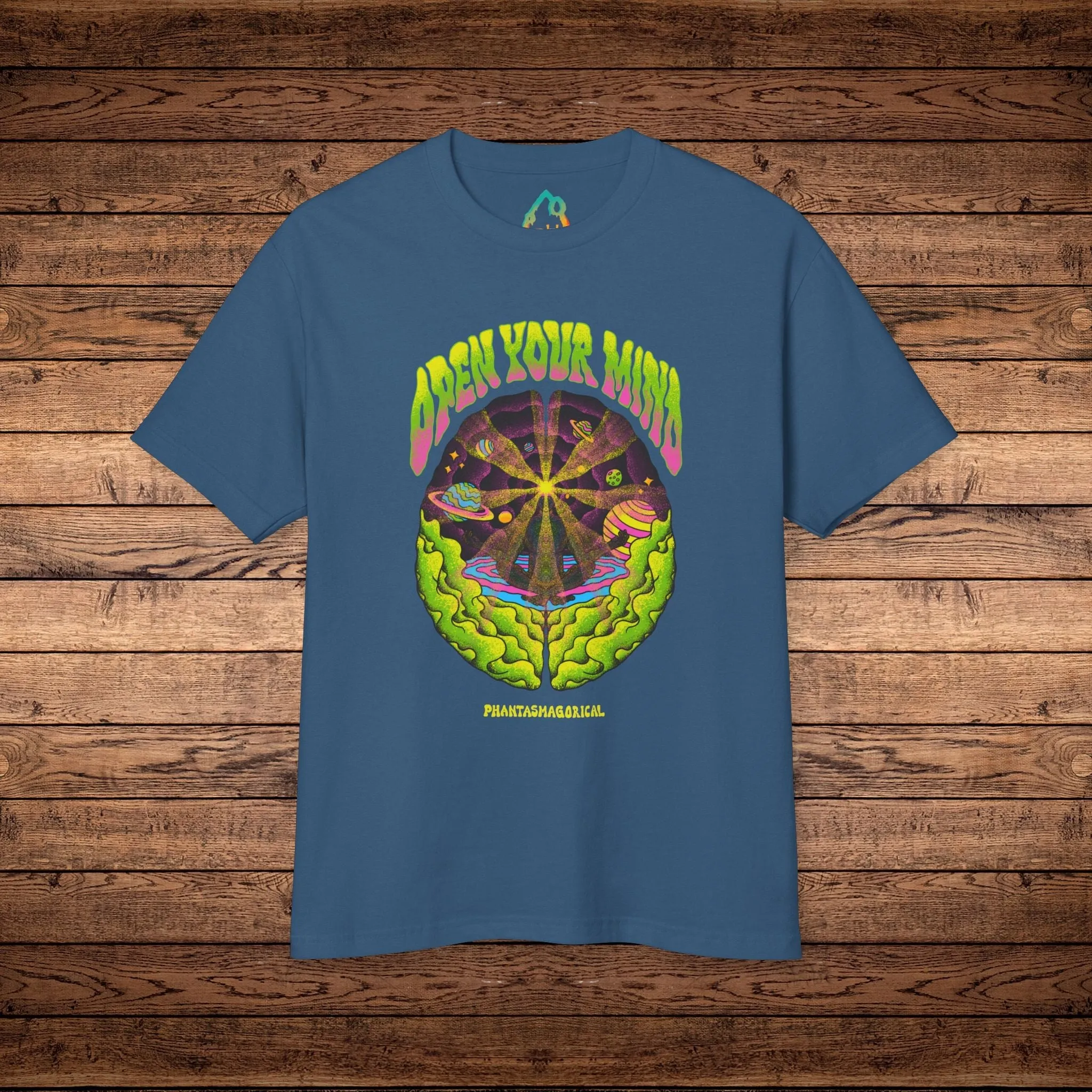 Open Your Mind - Unisex Garment-Dyed Heavyweight Cotton Tee