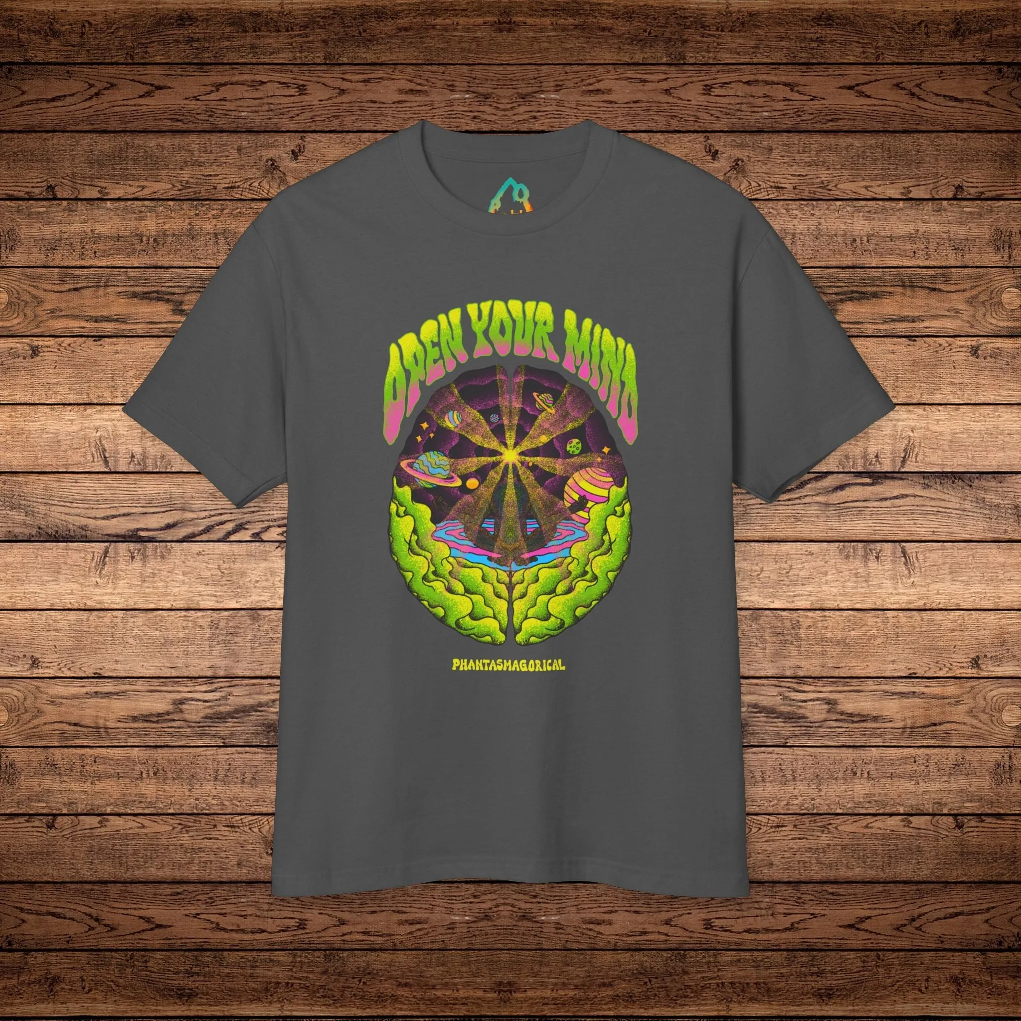 Open Your Mind - Unisex Garment-Dyed Heavyweight Cotton Tee