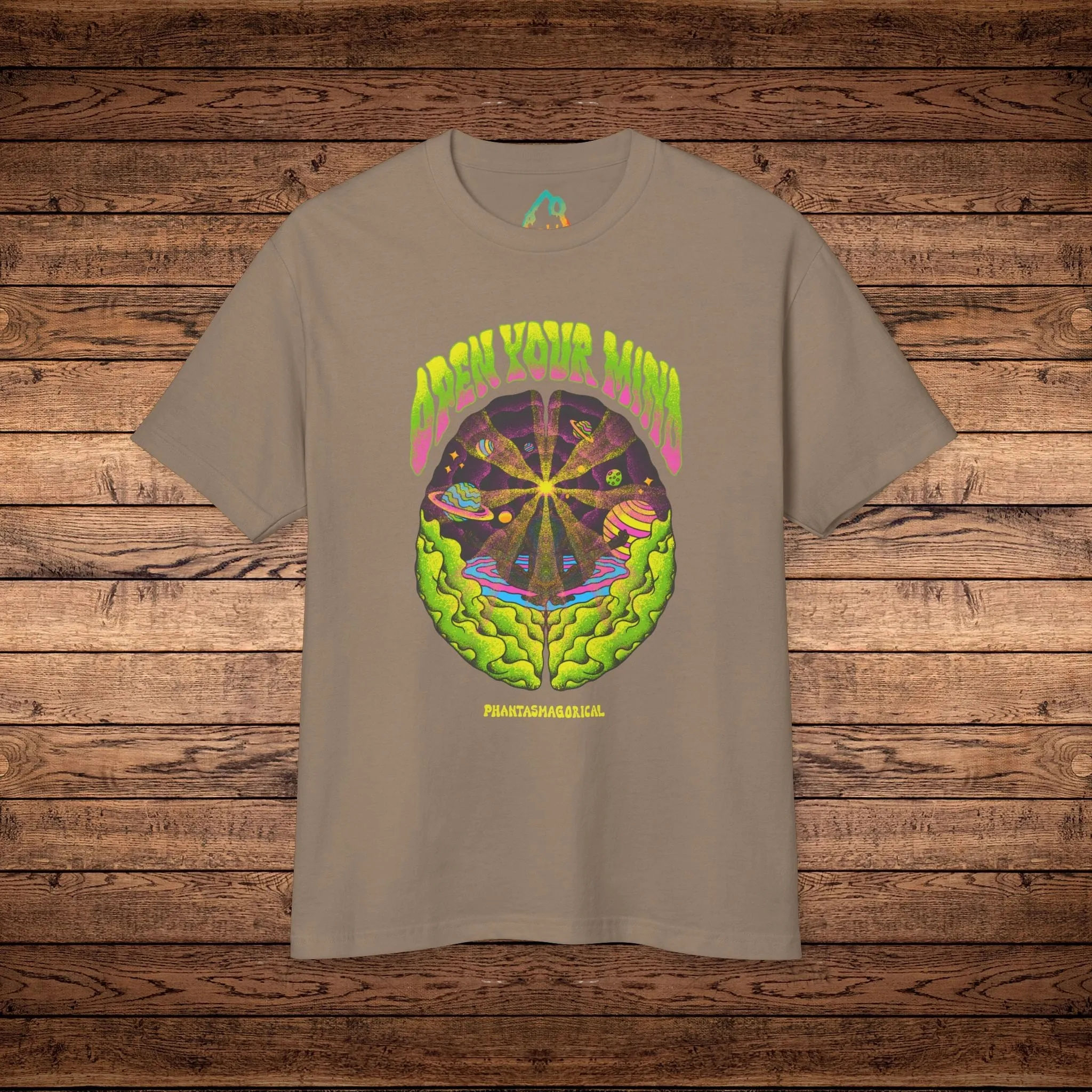 Open Your Mind - Unisex Garment-Dyed Heavyweight Cotton Tee