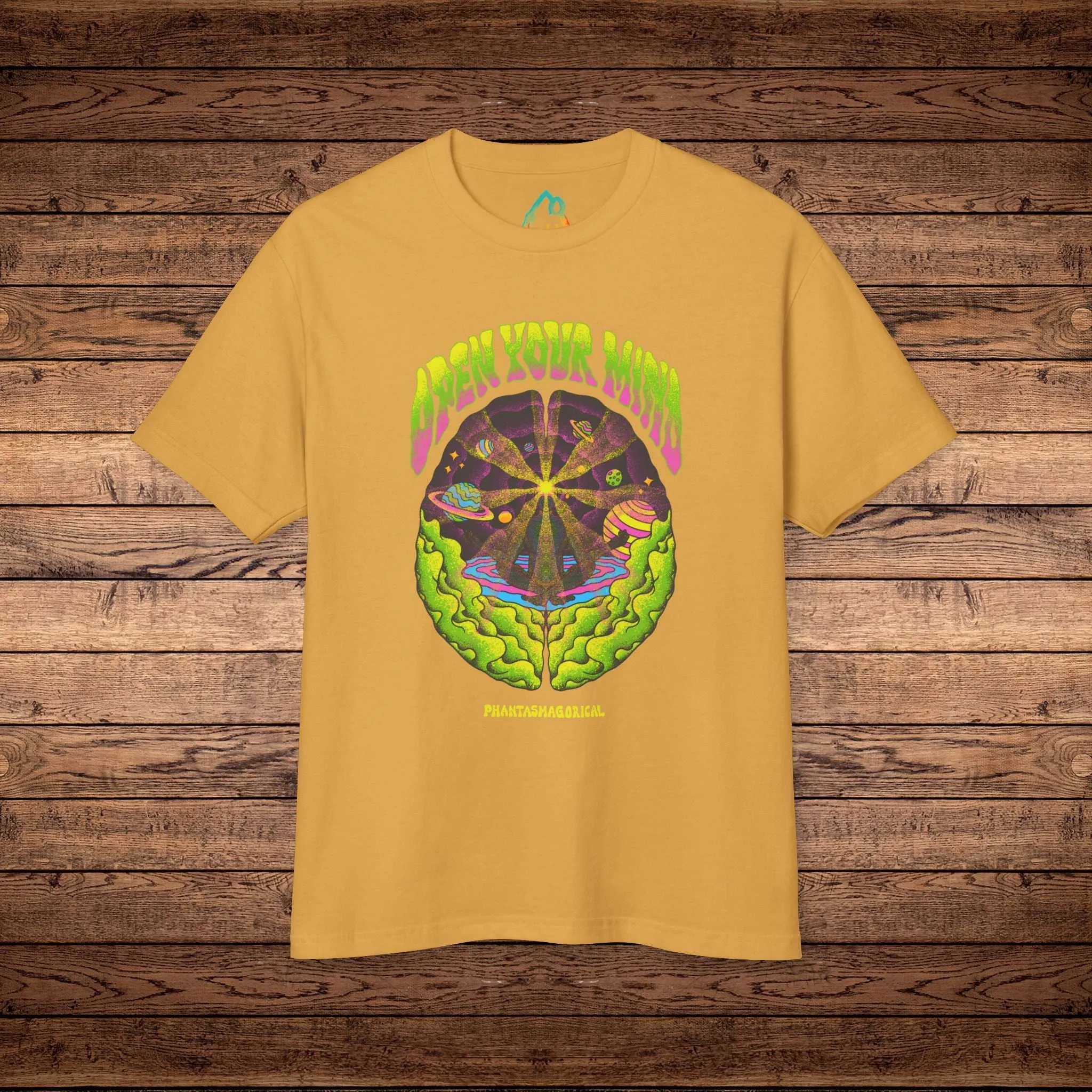 Open Your Mind - Unisex Garment-Dyed Heavyweight Cotton Tee