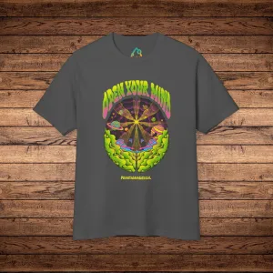 Open Your Mind - Unisex Garment-Dyed Heavyweight Cotton Tee