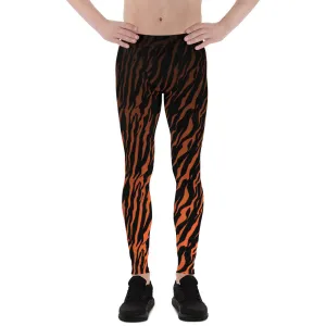 Orange and Black Tiger - Crazy-Ass Leggings - Men's