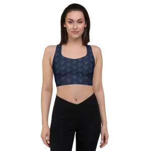 Patriot Eagle Logo RWB Flag Sports Bra