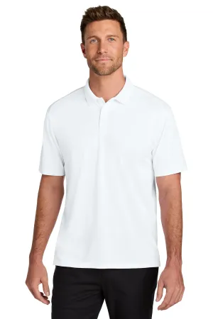 Port Authority Wearever Performance Pique Polo K240 White