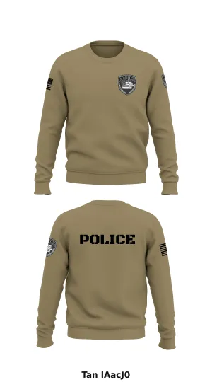 PRESTON POLICE DEPARTMENT Store 1 Core Men's Crewneck Performance Sweatshirt - lAacJ0