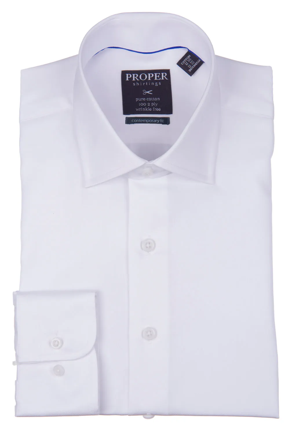 Proper Shirtings - Lavender - Dress Shirt - 100% Cotton - 100's 2-ply - Wrinkle Free - Contemporary Fit