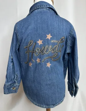 "Howdy" Toddler Denim T-Shirt