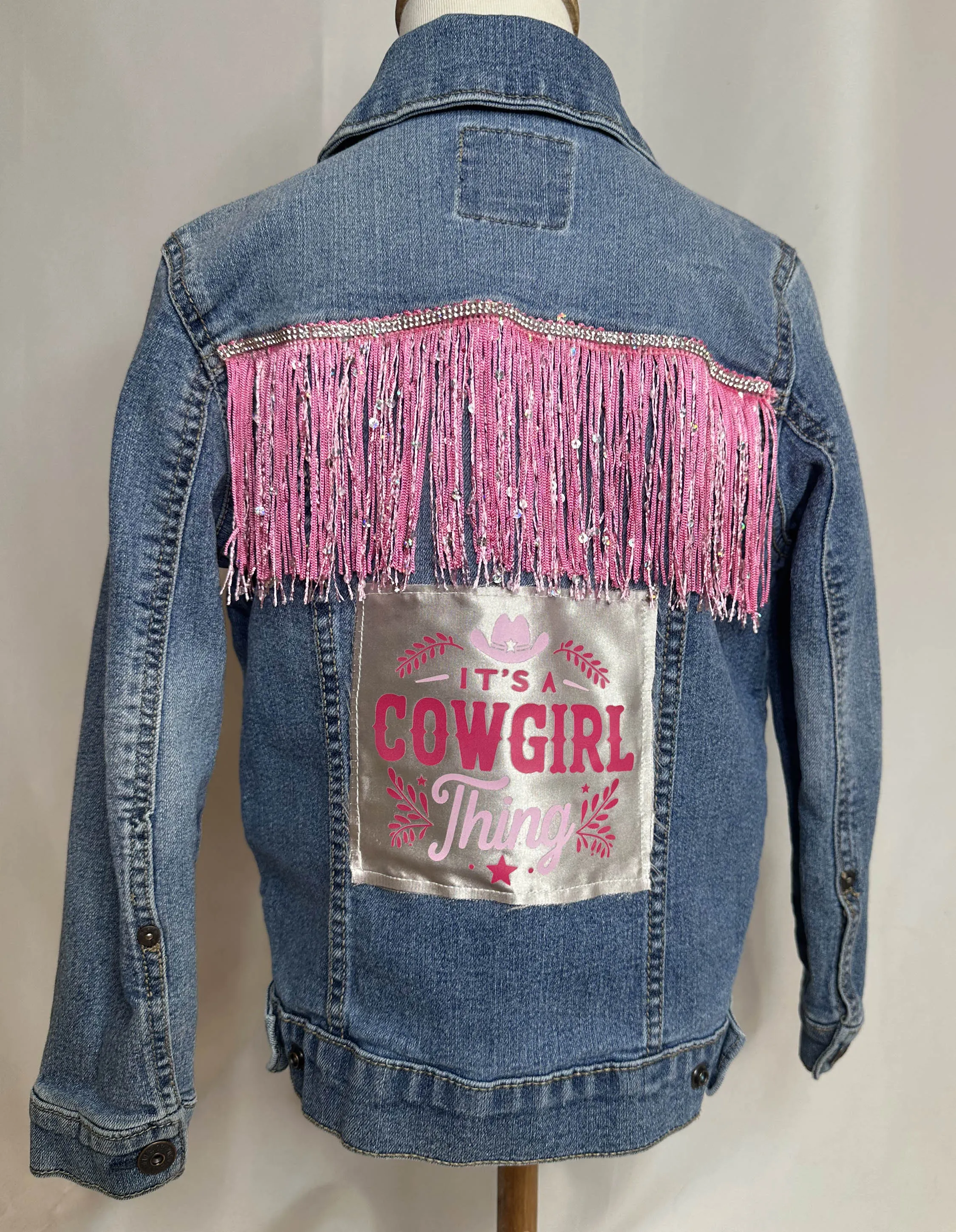 "Its a cowgirl thing" Kids Denim Jacket