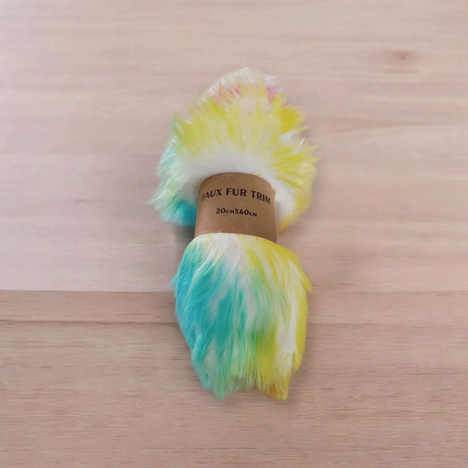Rainbow Faux Fur Trim – Colourful, Cruelty-Free Fabric for Fashion & DIY Projects