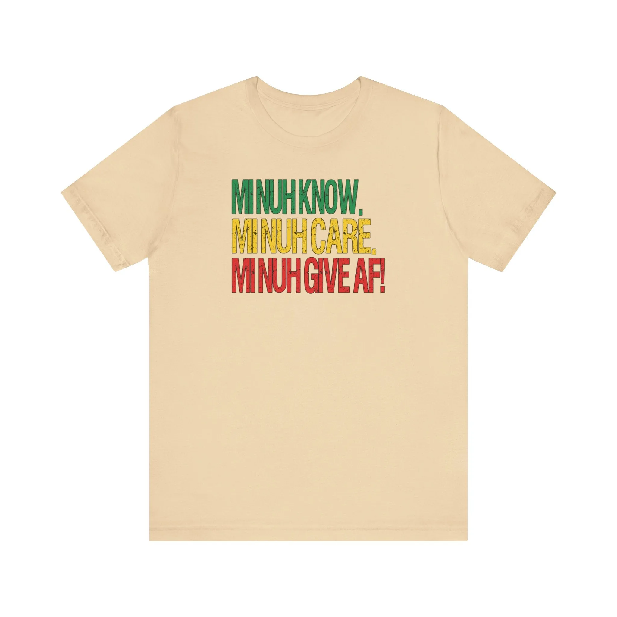 Rasta Colors IDK IDC IDGAF Tee