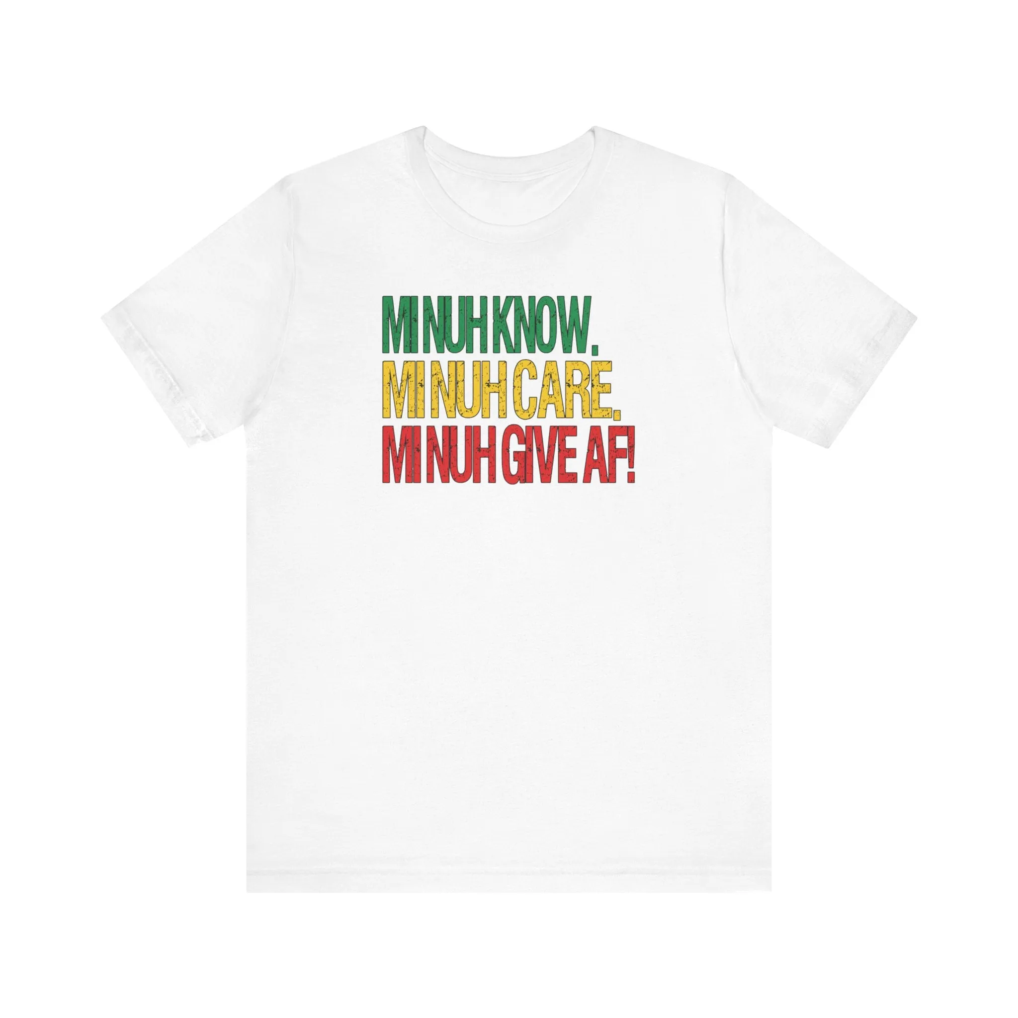 Rasta Colors IDK IDC IDGAF Tee