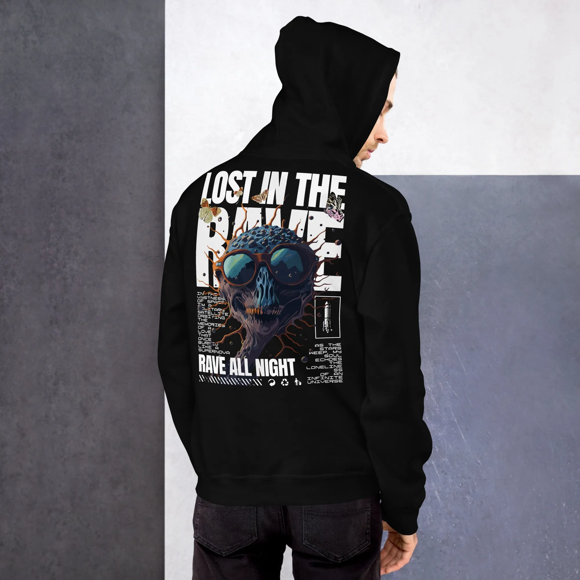 Rave Hoodie Men | Lost in the Rave