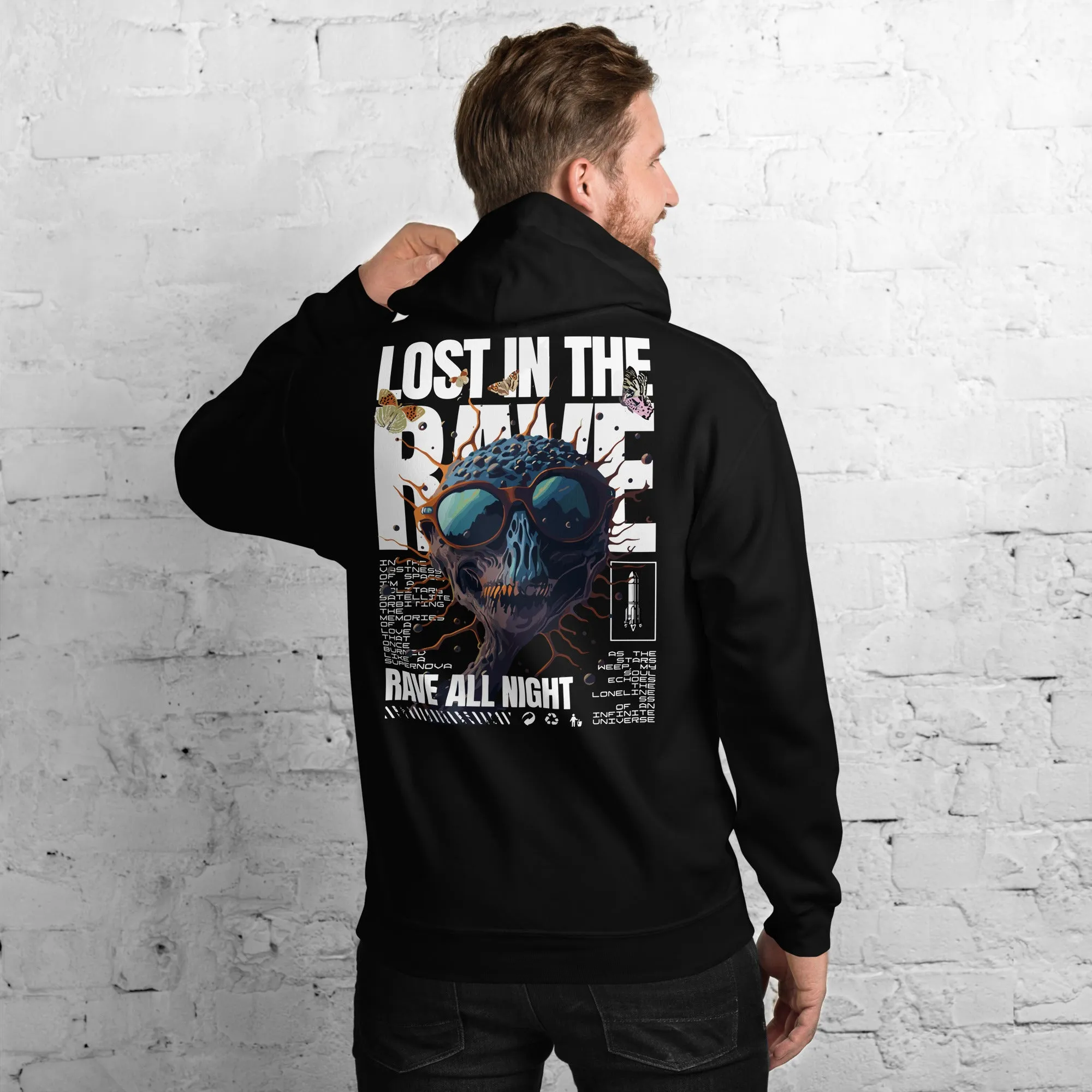 Rave Hoodie Men | Lost in the Rave