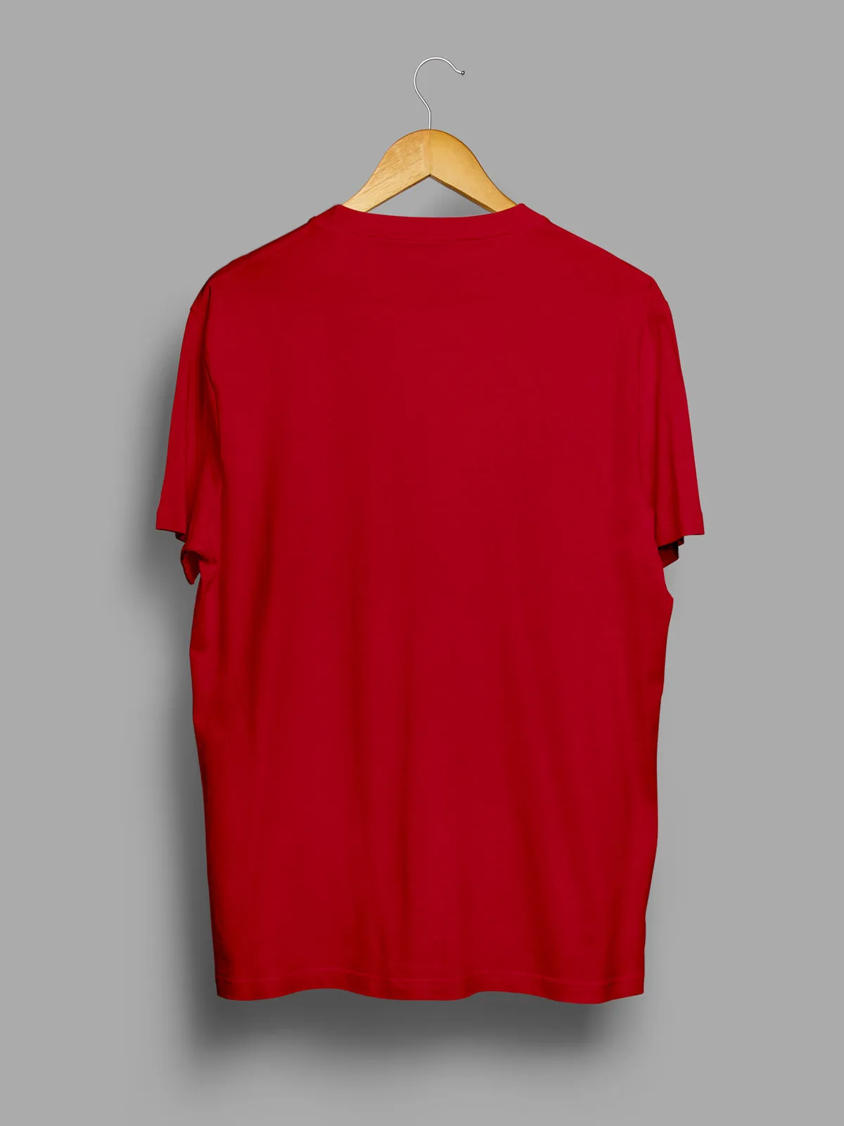 Red | Plain t shirt