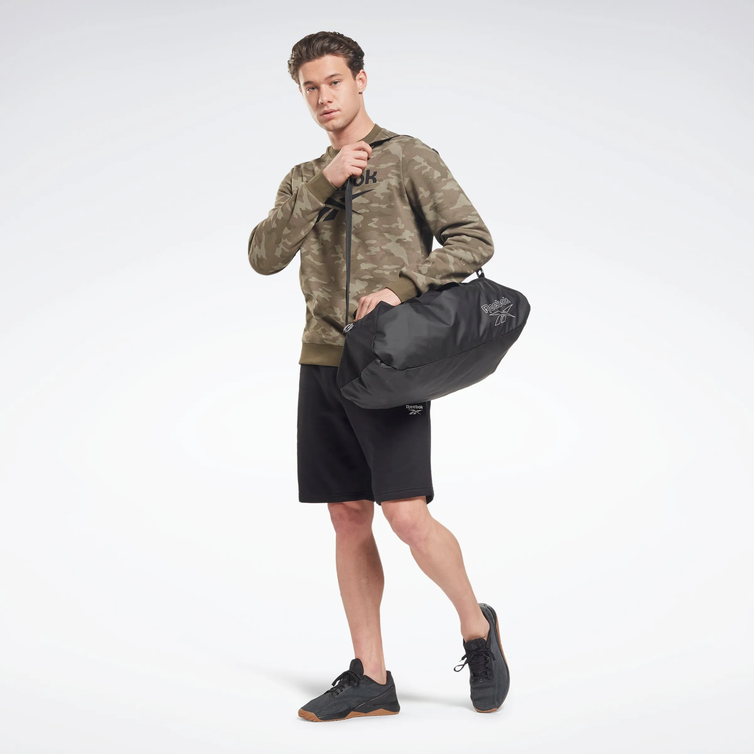 Reebok Apparel Men Reebok Identity Fleece Shorts Black