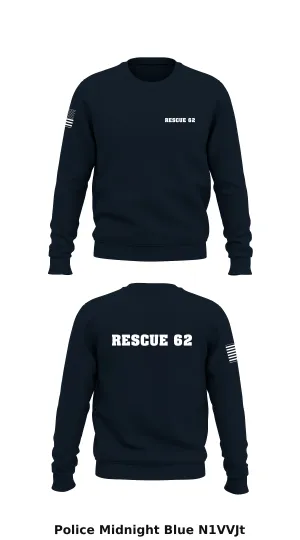 Rescue 62 Store 1 Core Men's Crewneck Performance Sweatshirt - N1VVJt