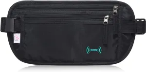 RFID Blocking Travel Wallet - Money Belt & Passport Holder