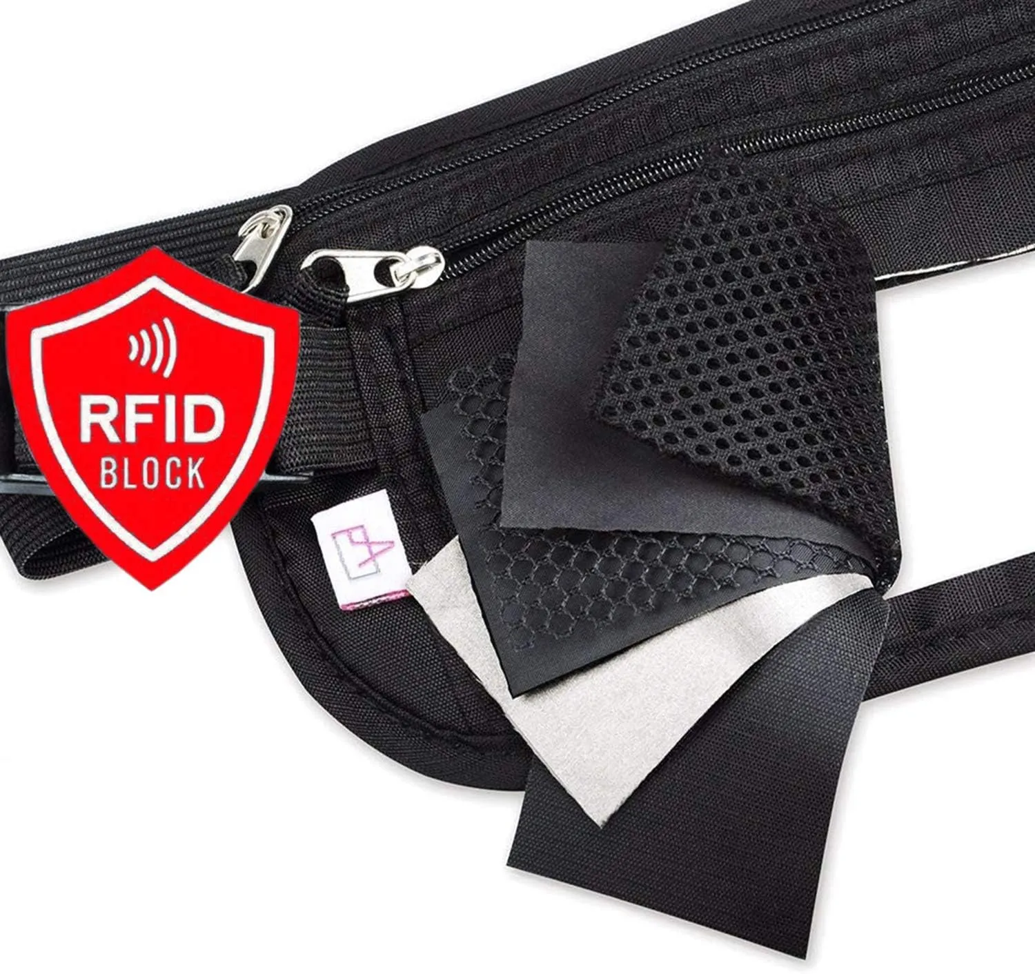 RFID Blocking Travel Wallet - Money Belt & Passport Holder