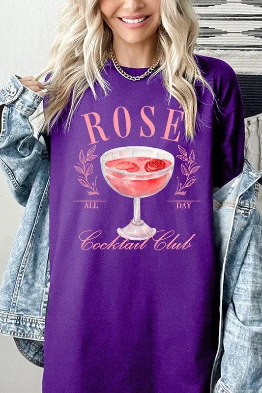 Rose Cocktail Club Graphic Plus Heavy Cotton Tee