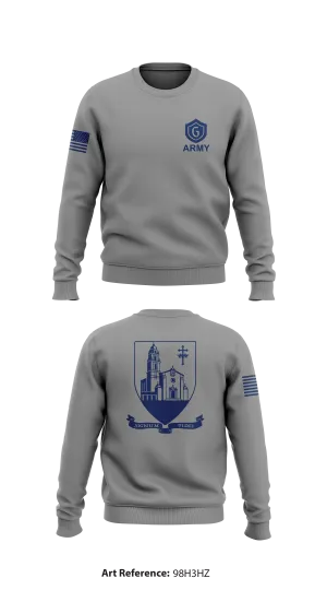Saint Mary's Army ROTC Store 1 Core Men's Crewneck Performance Sweatshirt - 98h3hz