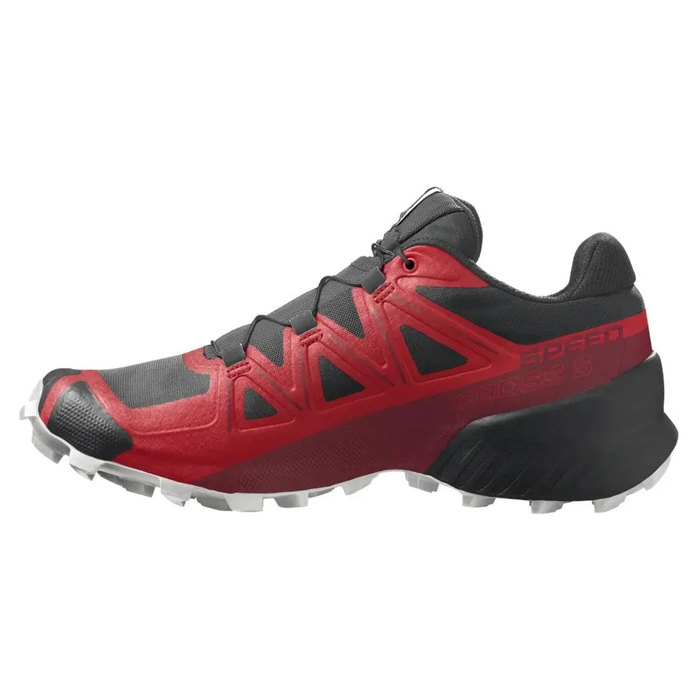 Salomon Speedcross 5 (Men's) - Goji Berry/ White/ Black