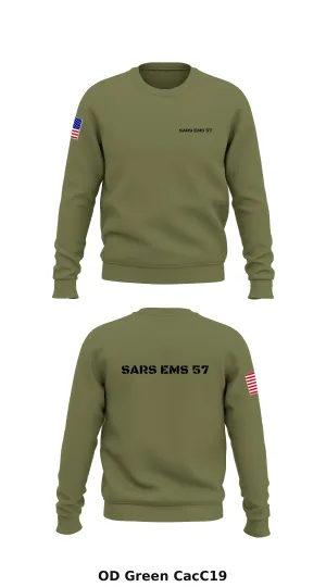 SARS EMS 57 Store 1 Core Men's Crewneck Performance Sweatshirt - CacC19