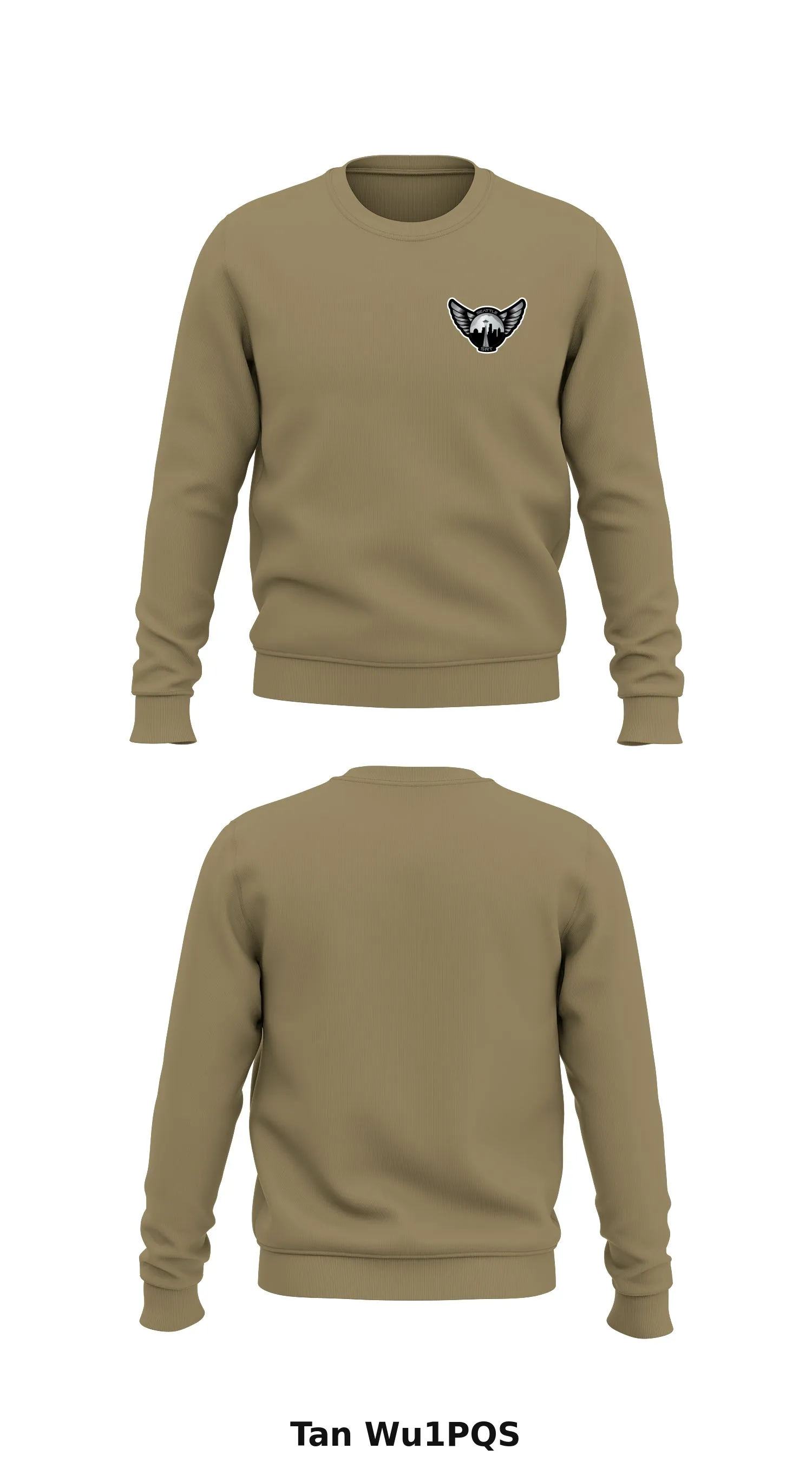 Seattle Special Response Team Store 1 Core Men's Crewneck Performance Sweatshirt - Wu1PQS