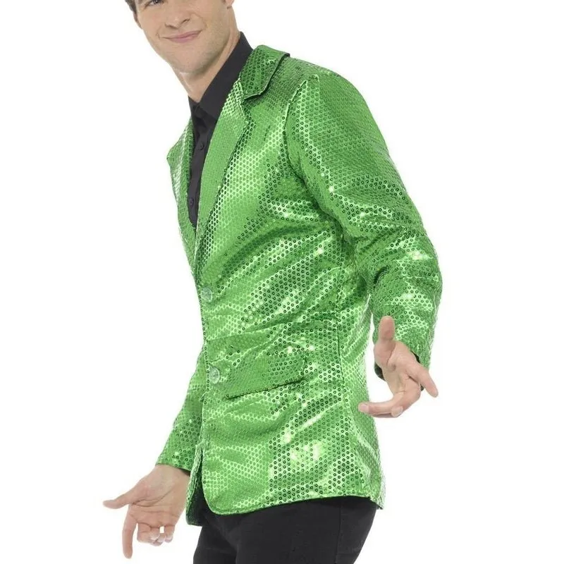 Sequin Jacket, Green