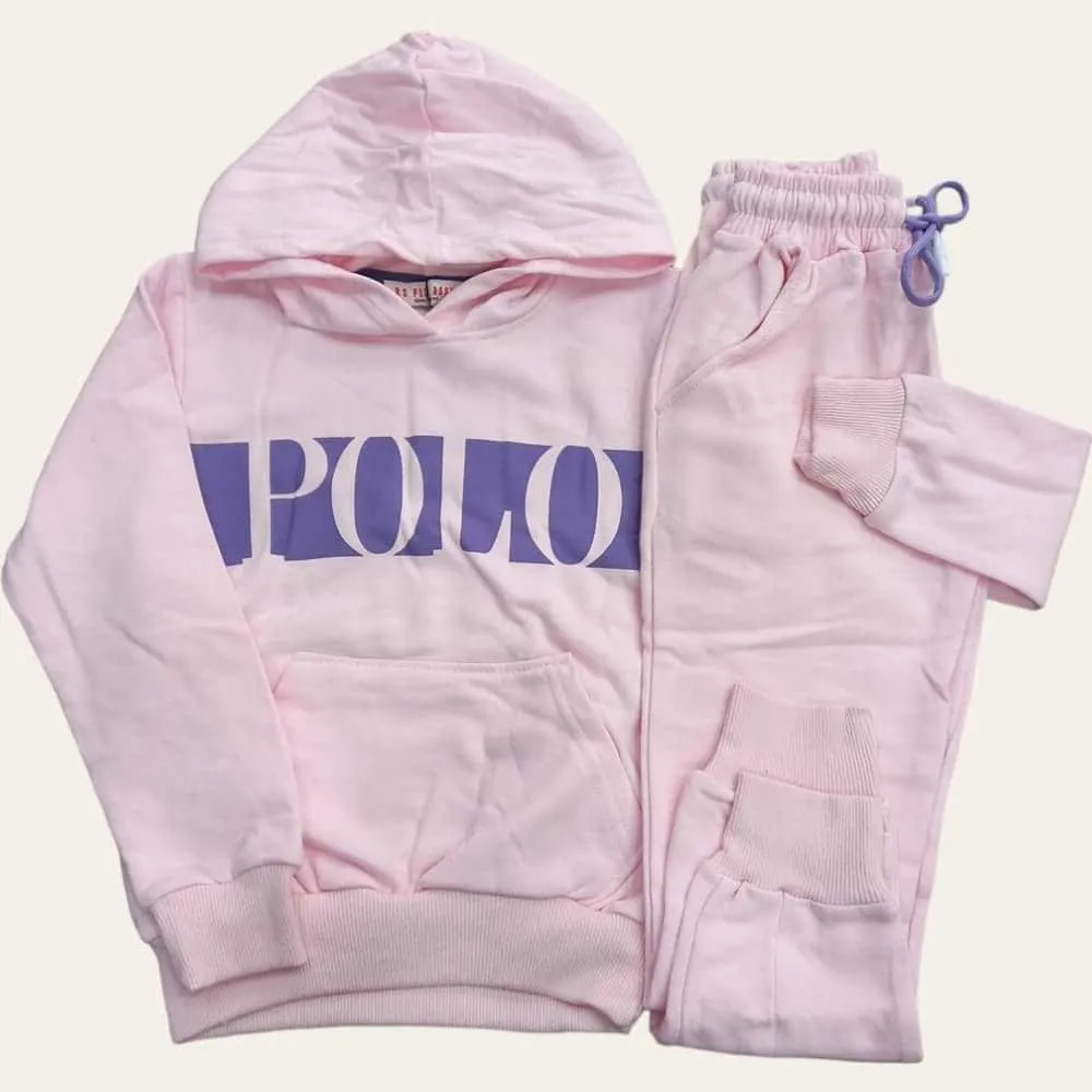 Simple Pink Jogging Set 1 S-95