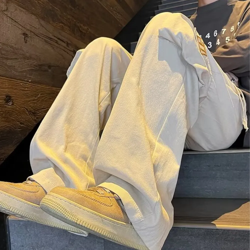 Simple Straight Cargo Pants