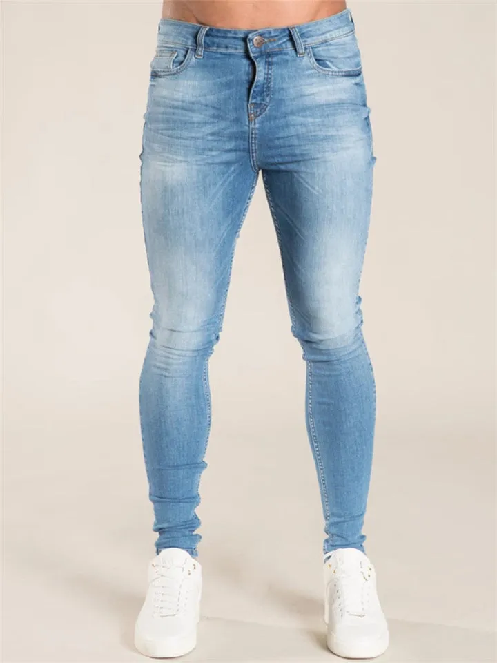 Skinny Solid Color Stretchy Jeans