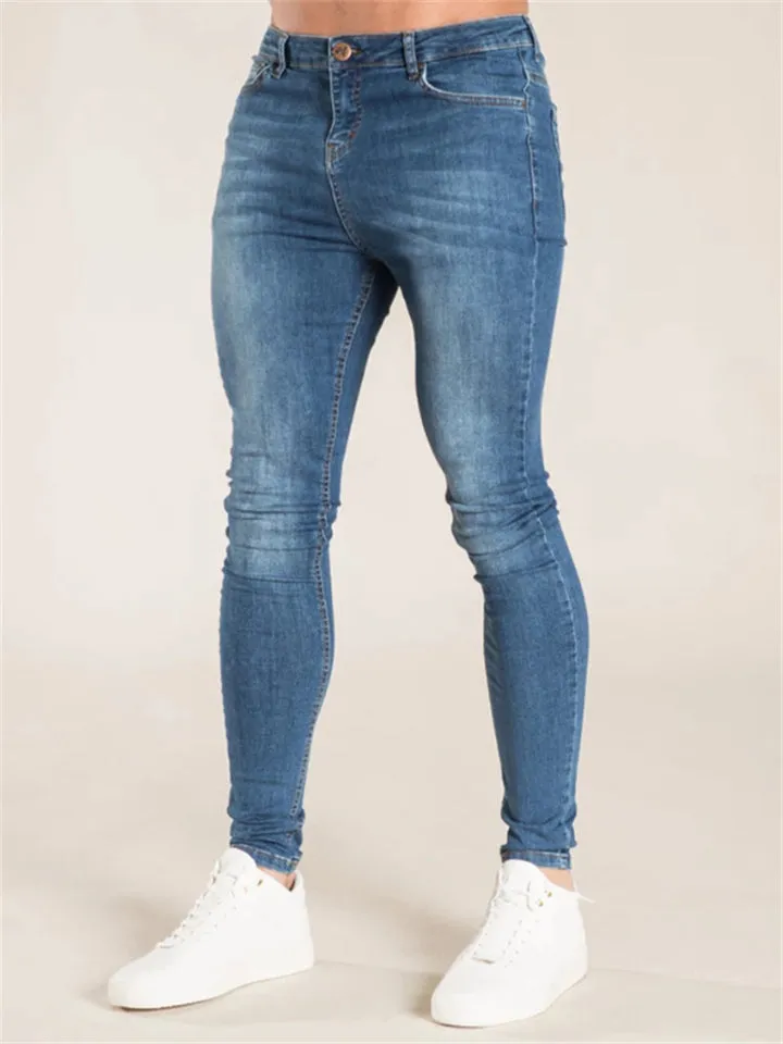 Skinny Solid Color Stretchy Jeans
