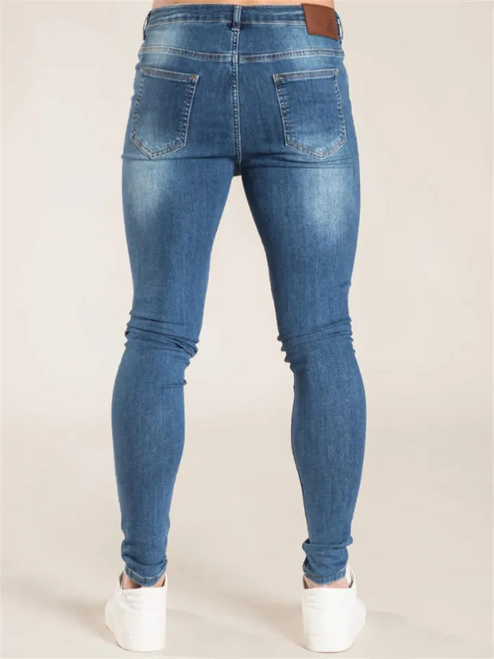 Skinny Solid Color Stretchy Jeans
