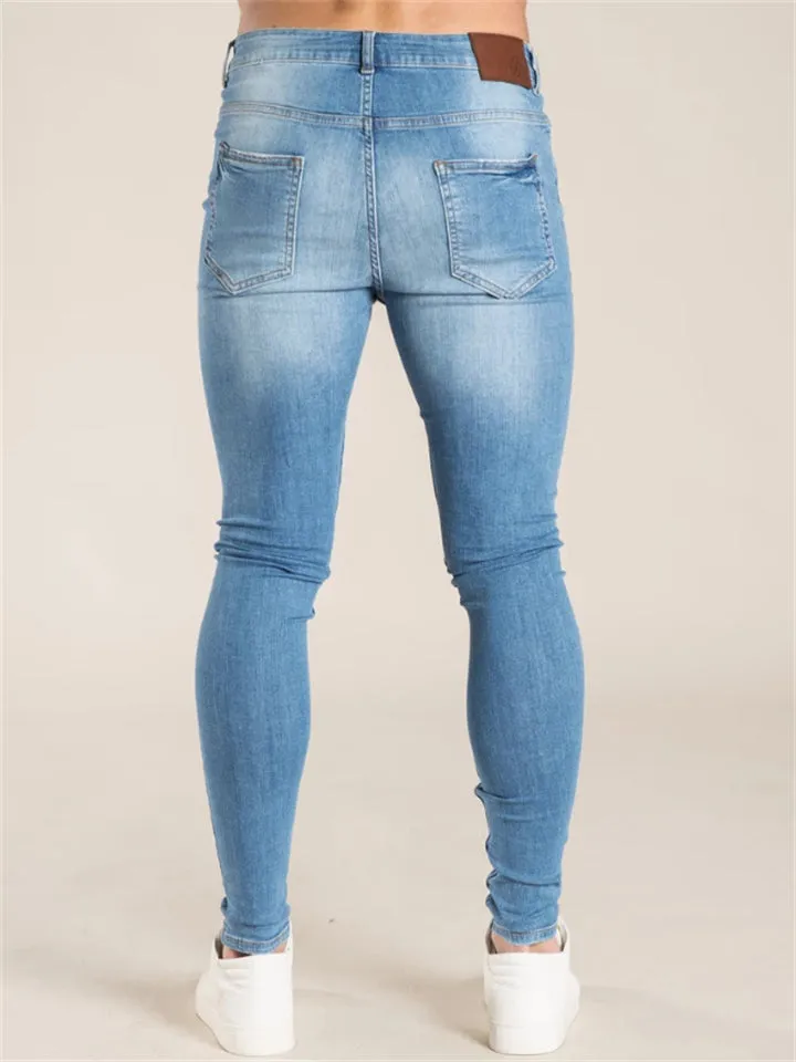 Skinny Solid Color Stretchy Jeans