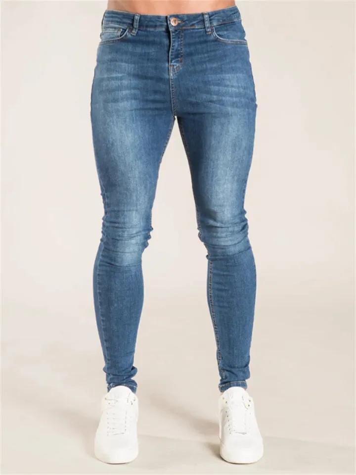 Skinny Solid Color Stretchy Jeans