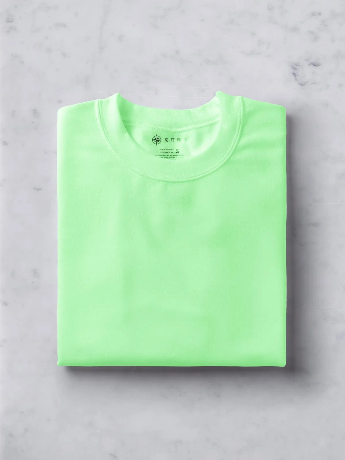 Soft Pink, Dark grey & Electric Mint Combo T shirt | Pack of 3