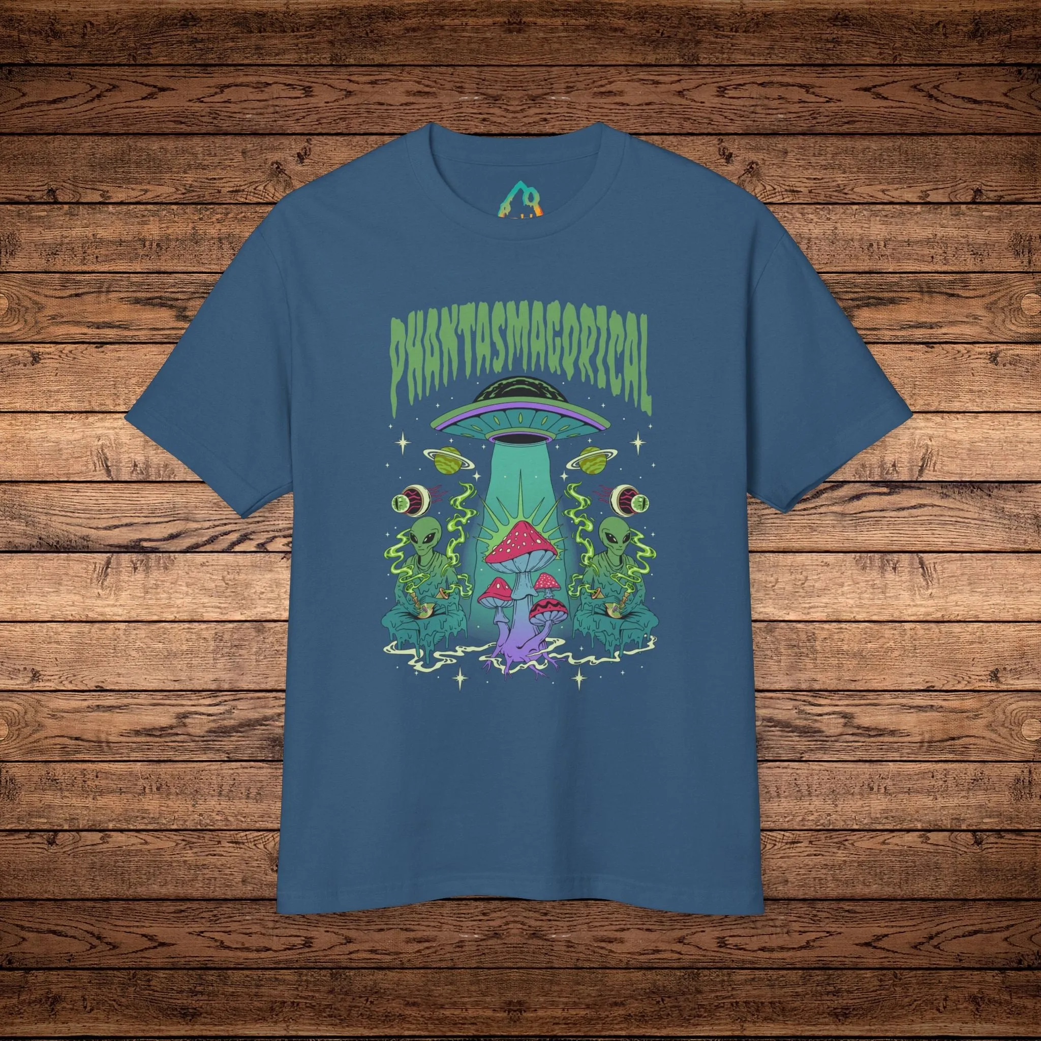 Space Trip - Unisex Garment-Dyed Heavyweight Cotton Tee