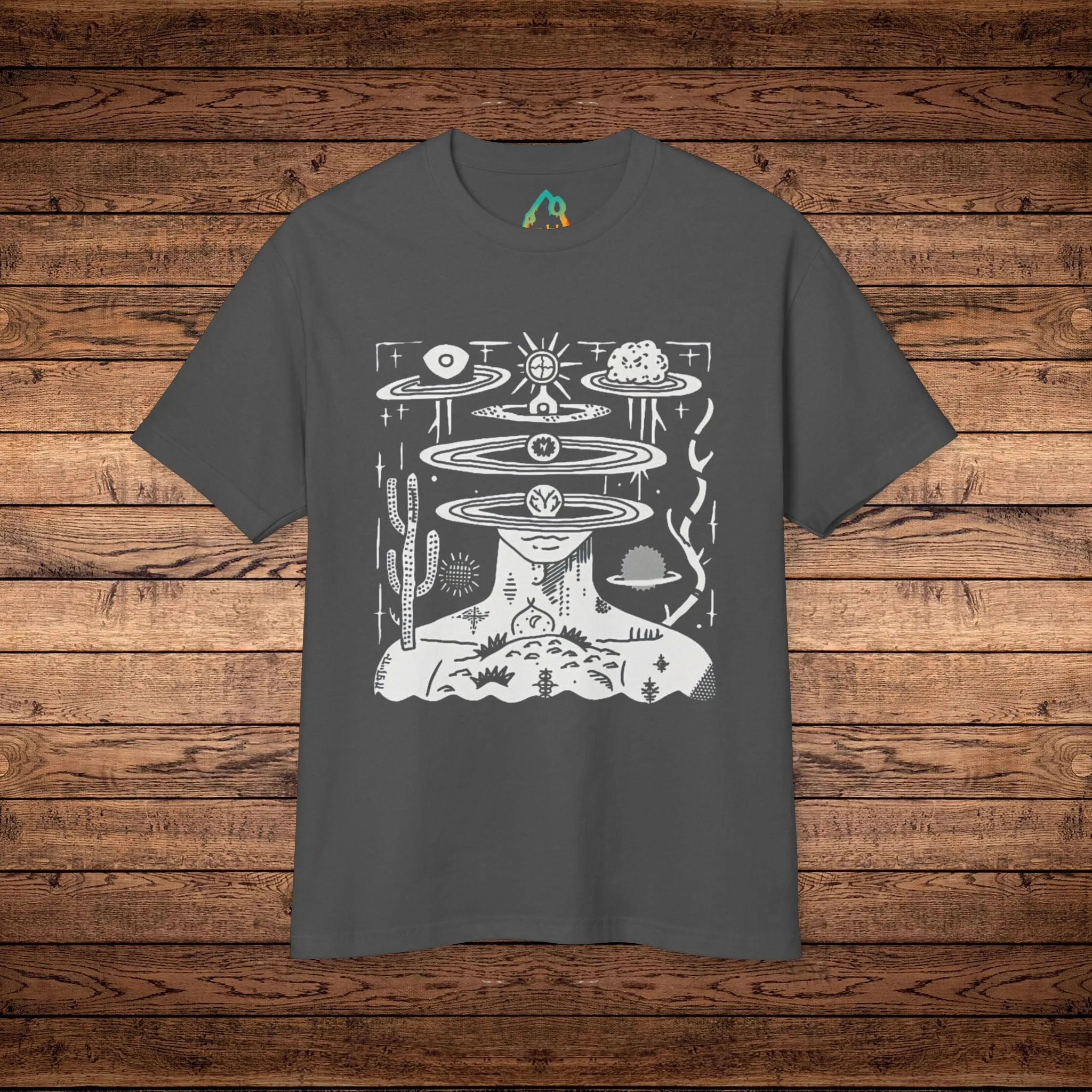 Spaced Out - Unisex Garment-Dyed Heavyweight Cotton Tee