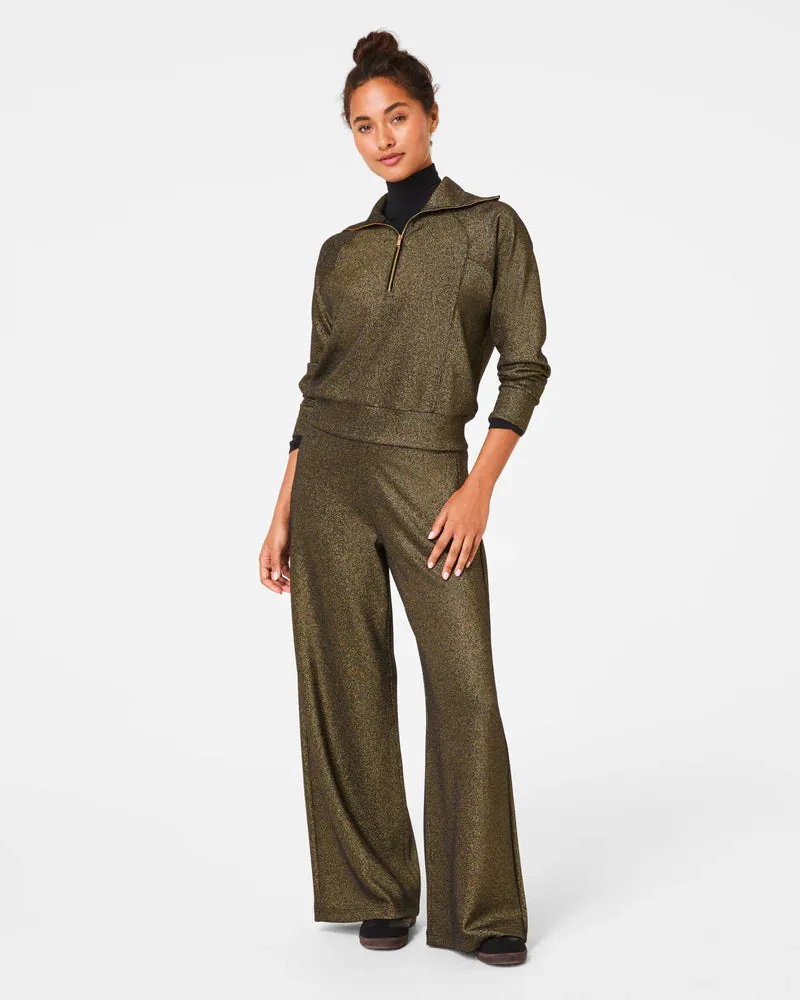 SPANX® AirEssentials Wide Leg Pant Gold Shimmer