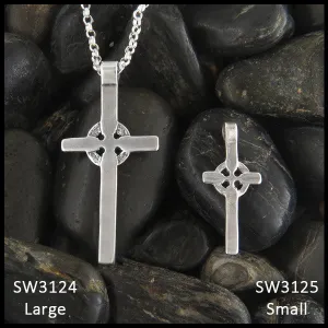 Sterling Silver Kilmory Celtic Cross Pendant