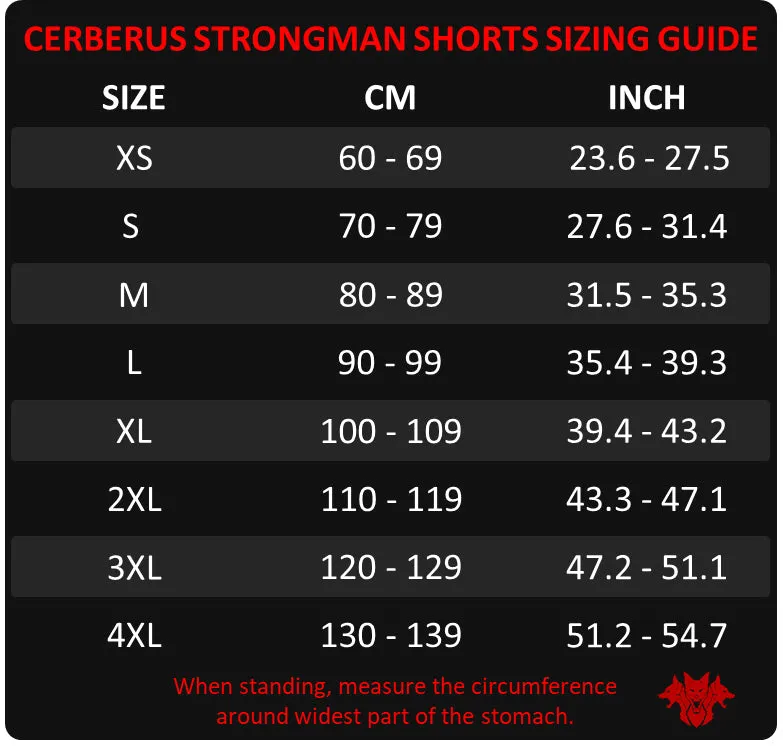 Strongman Shorts Black (2.5mm Neoprene)
