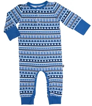 Sweet Bamboo Blue Tribal Romper