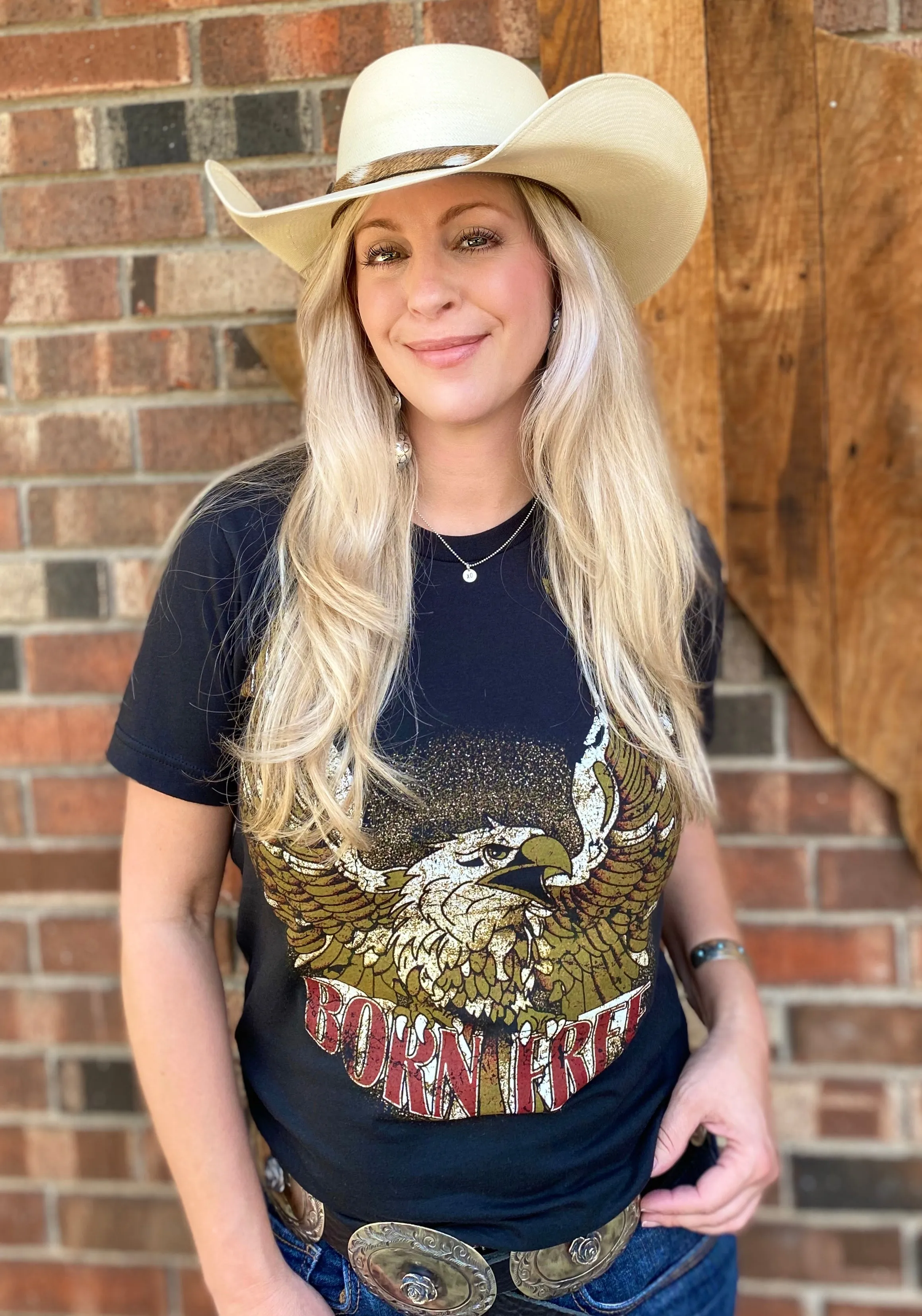 T-Shirt, Born Free Unisex T-Shirt, Size Large - Sale!