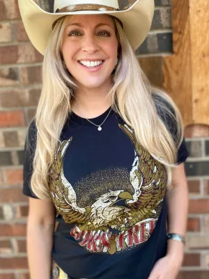 T-Shirt, Born Free Unisex T-Shirt, Size Large - Sale!
