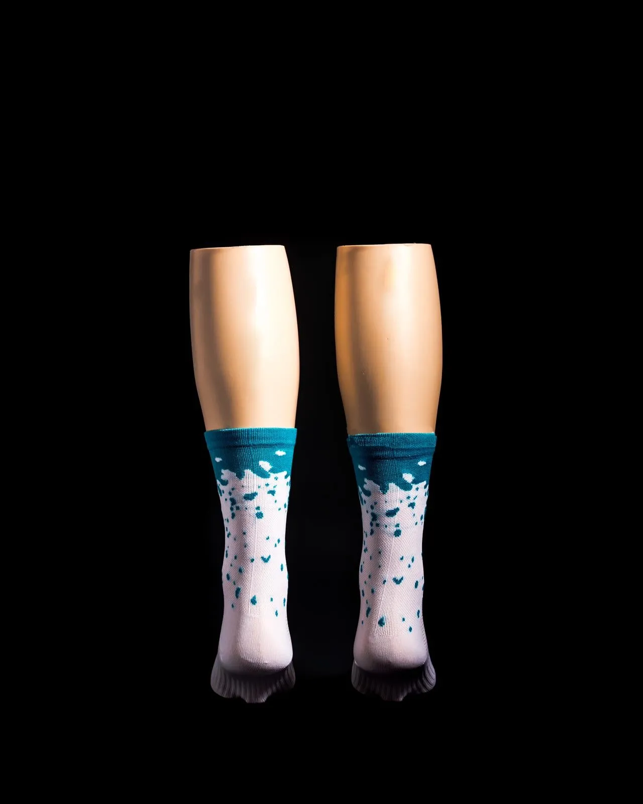The Drip White/Mint Solo Warrior Socks